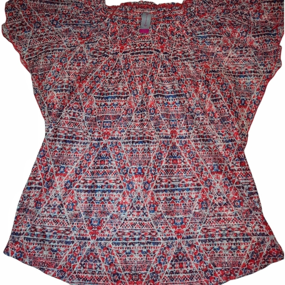 BUNDLE OF 2 | NO BOUNDARIES SHEER LACE TOP W/BATWING SLEEVES | XL {15-17} - Picture 3 of 14